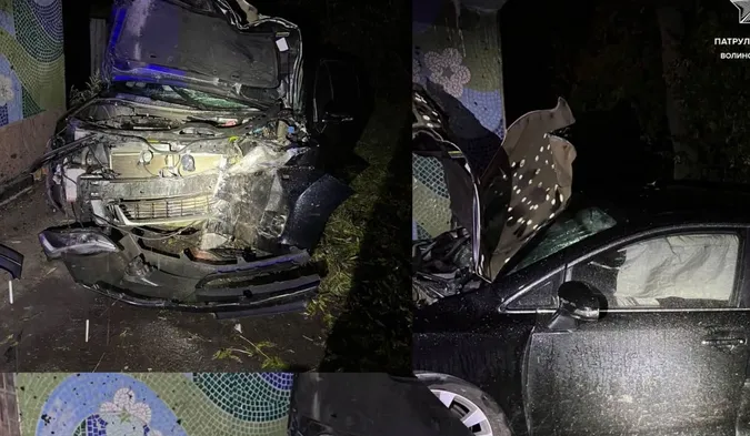 У Ковелі – ДТП: Toyota влетіла в зупинку