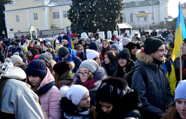 У Луцьку відбулася масштабна акція до 100-річчя Акту Злуки (фото)