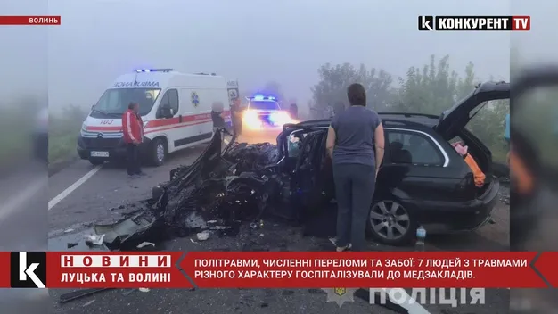 Серед постраждалих – неповнолітній. Деталі моторошної  ДТП на Горохівщині (відео)