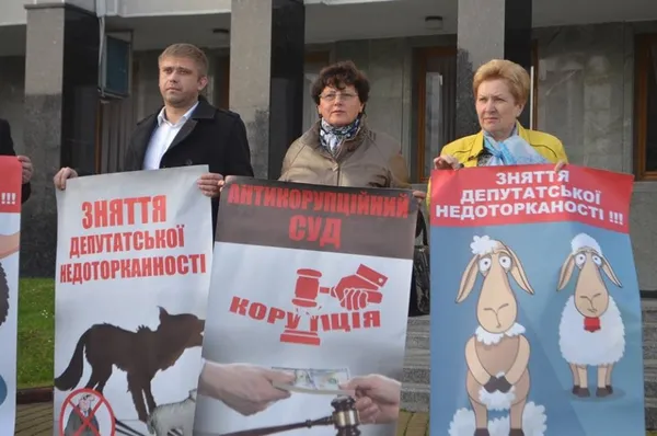 Волиняни вимагають змінити виборче законодавство (фото)