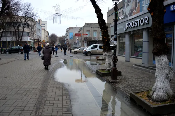 На вулиці Лесі Українки ліквідовують прорив водопроводу (фото)