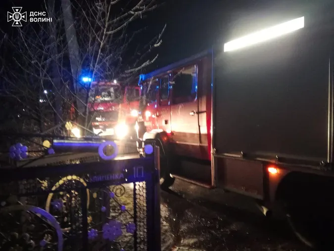 Через коротке замикання на Волині загорівся житловий будинок