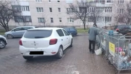 У Луцьку «паркохаму» перепало через залишене біля смітників авто (фото)