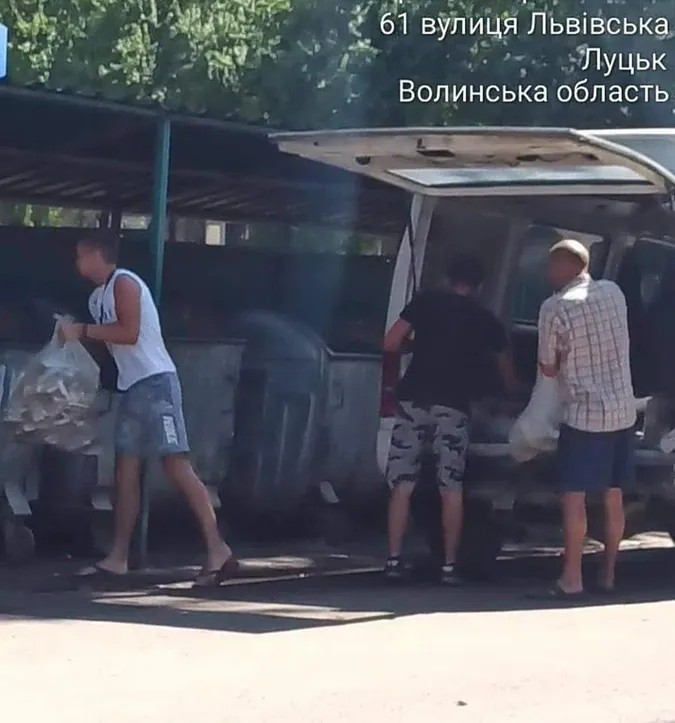 У Луцьку покарали чоловіка, який підкинув будівельне сміття на Львівській (фото)