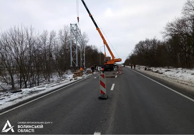 На волинському автошляху встановлюють сучасний комплекс WiM (фото)