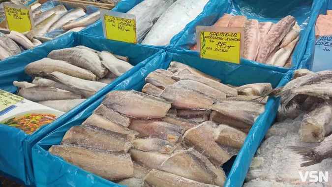 Скільки на луцькому ринку коштує риба