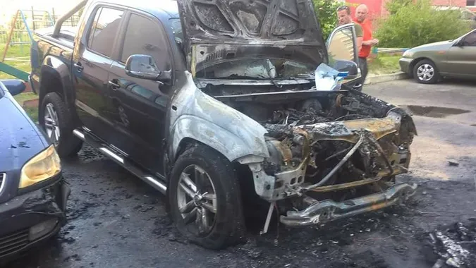 УКРОП хоче від Лапіна вибачень за звинувачення у підпалі автомобіля