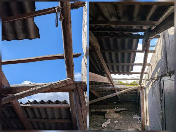 У полоні негоди: буревій у Луцьку зірвав дахи з будівель (фото)