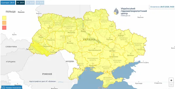 На Волинь насуваються небезпечний туман та ожеледиця