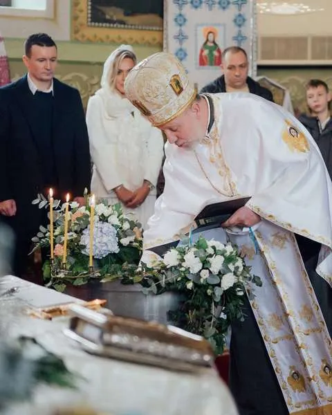 Артем Федецький поділився фото з хрещення новонародженого сина