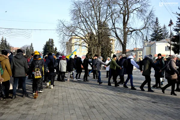 У Луцьку відбулася масштабна акція до 100-річчя Акту Злуки (фото)