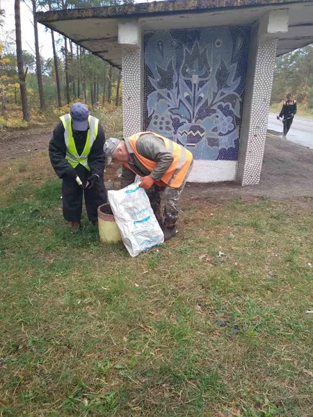 Сміття прибирають, павільйони ремонтують: на Волині впорядковують автобусні зупинки (фото)