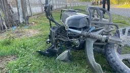 На Волині п'яний 17-річний мотоцикліст врізався в електроопору: його госпіталізували (фото)