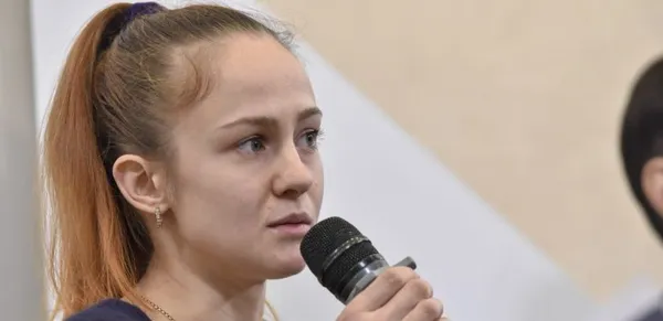 Маргарита Захарова, член національної збірної України зі скелелазіння