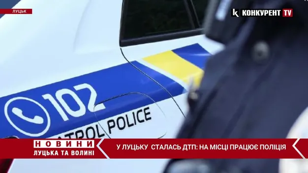 У Луцьку на Конякіна сталася ДТП: дорогу не поділили два легковики (фото, відео)