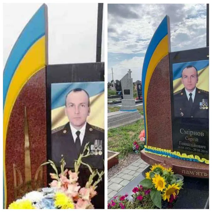 Попередній вкрали: на могилі Героя з Волині встановлять новий тризуб (фото)