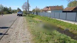 На Волині – смертельна ДТП: хлопець на мотоциклі з'їхав у кювет (фото)