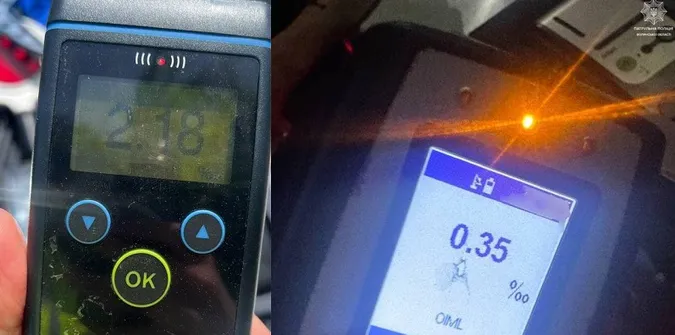 На Волині за вихідні зловили 13 п'яних водіїв