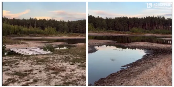 На Волині пересохло популярне серед рибалок озеро (відео)