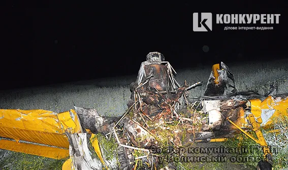 На Волині під час випробувань розбився літак (оновлено, фото)