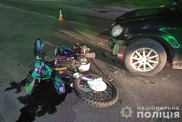 У Ковелі Mercedes збив 18-річного мотоцикліста (фото)