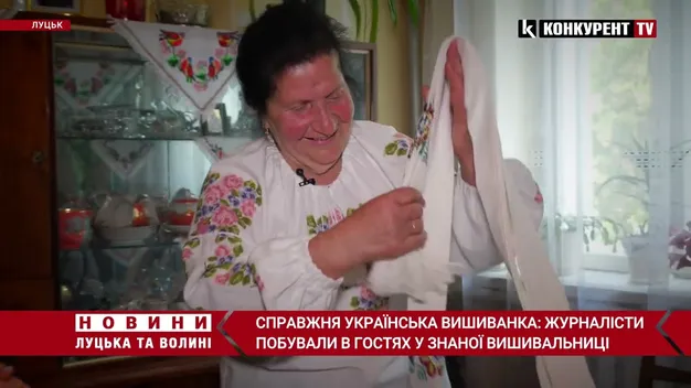 Вишивати полюбила з дитинства: історія луцької вишивальниці (відео)