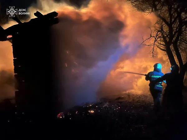 За добу на Волині сталися три пожежі: дві – через коротке замикання