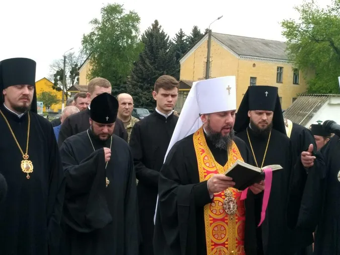 Епіфаній освятив капличку на території військової частини 14-ї бригади (фото)