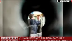 На вчительку, яка побила учня у волинській школі, відкрили кримінал (відео)