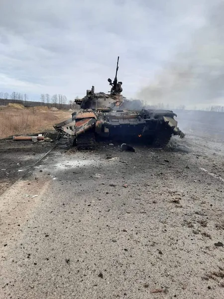 На Чернігівщині воїни ЗСУ знищили танкову роту армії РФ, – Генштаб (фото)