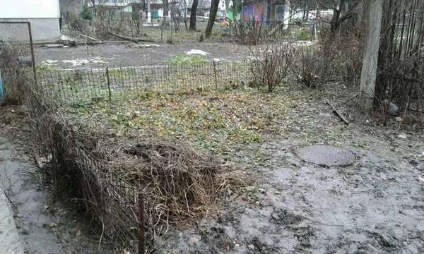 У Луцьку знесли  незаконні паркани на прибудинкових територіях (фото)