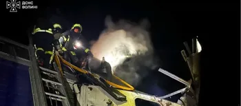 ❗️На Волині вночі через російський удар загорівся тепловоз