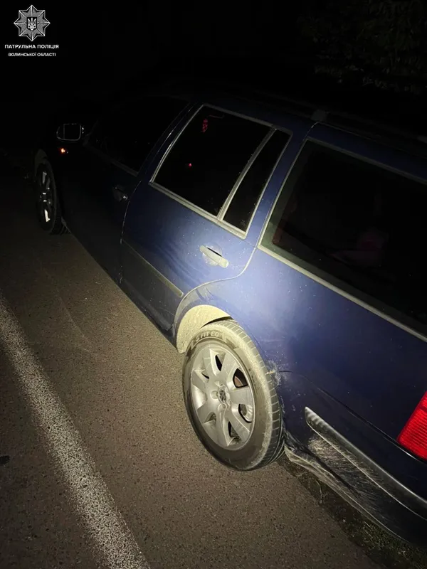 На Волині мотоцикліст влетів у легковик