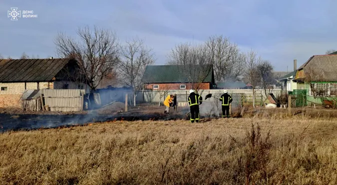 Трава, чагарники, торфовище: за добу на Волині вигоріло 40 гектарів землі (фото)