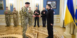 Командир танкового батальйону волинської бригади отримав орден від Зеленського (фото)
