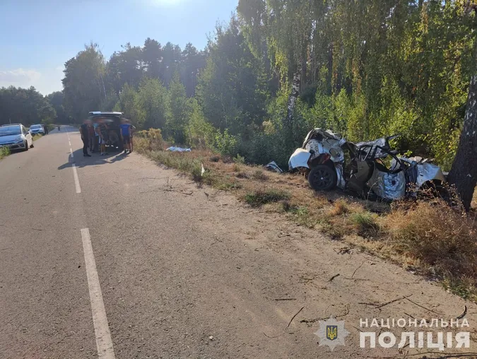 Загинули 18-річні хлопці: у Луцькому районі Nissan зіткнувся з деревом (фото)