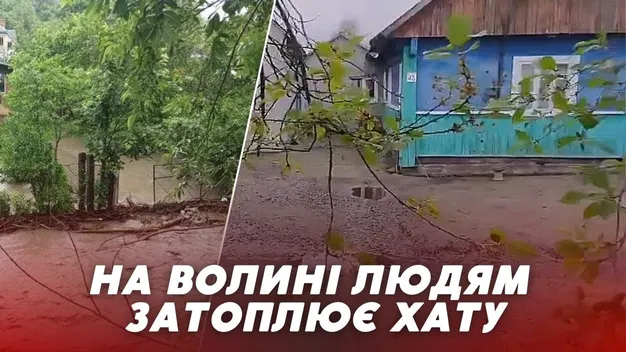 Вода по коліна і пліснява на стінах: на Волині люди роками страждають від затоплення будинку (відео)