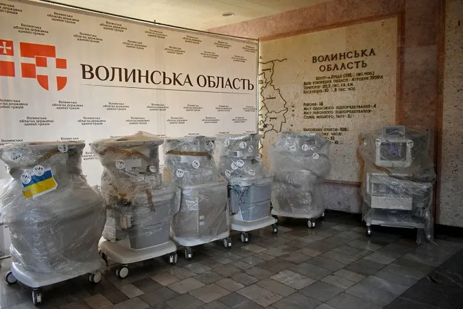 Волинь отримала шість апаратів для інгаляційного наркозу (фото)