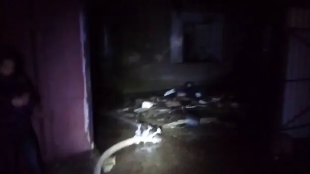 У Луцьку уночі горів будинок (фото, відео)