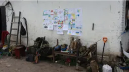 Підрозділами Волинської бригади тероборони мандрує виставка дитячих малюнків (фото)