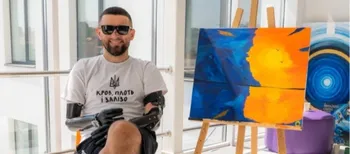 Картина художника-ветерана Захара Бірюкова стала стала дизайном пакування десертів, що збирають кошти на реабілітацію військових