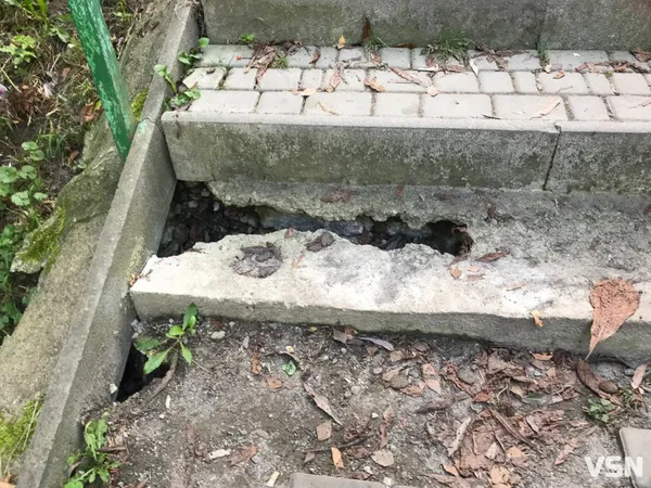 Стан східців до робіт