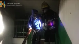 У Нововолинську від пожежі рятували подружжя (фото)