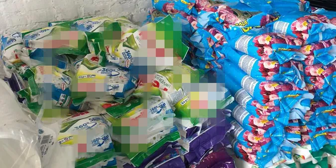 У Луцькому районі організували підпільне виробництво побутової хімії відомих брендів (фото)