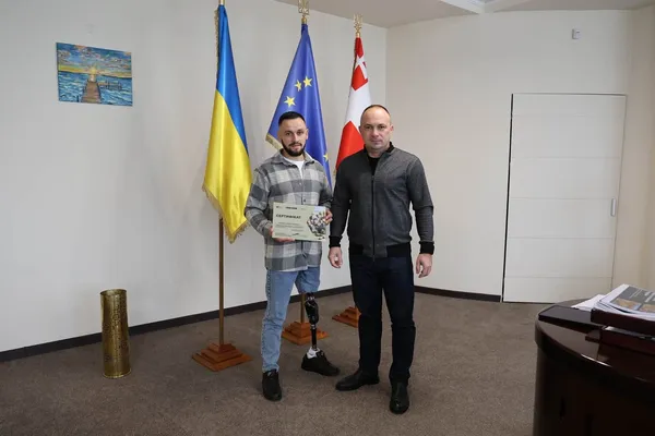 Ветеран Андрій Матвіюк із Луцька отримав сертифікат на купівлю житла