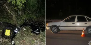 На Волині п'яний чоловік на електровелосипеді врізався в «Опель»: винуватець у лікарні (фото)