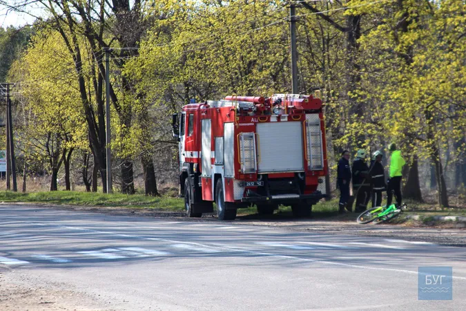 Біля Володимира загорівся ліс: ймовірно, через підпали сухої трави (відео)