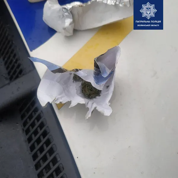 У Луцьку чоловіки перейшли дорогу не там, де треба, а в них ще й виявили наркотики