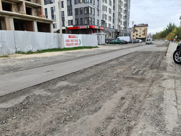 У Липинах на Кривоноса ремонтують дорожнє покриття (фото)