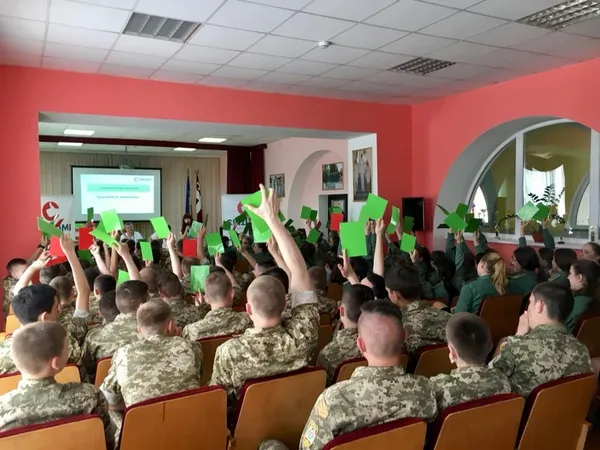 «МИ#SVIDOMI» здійняли фурор у військовому ліцеї в Луцьку (фото)
